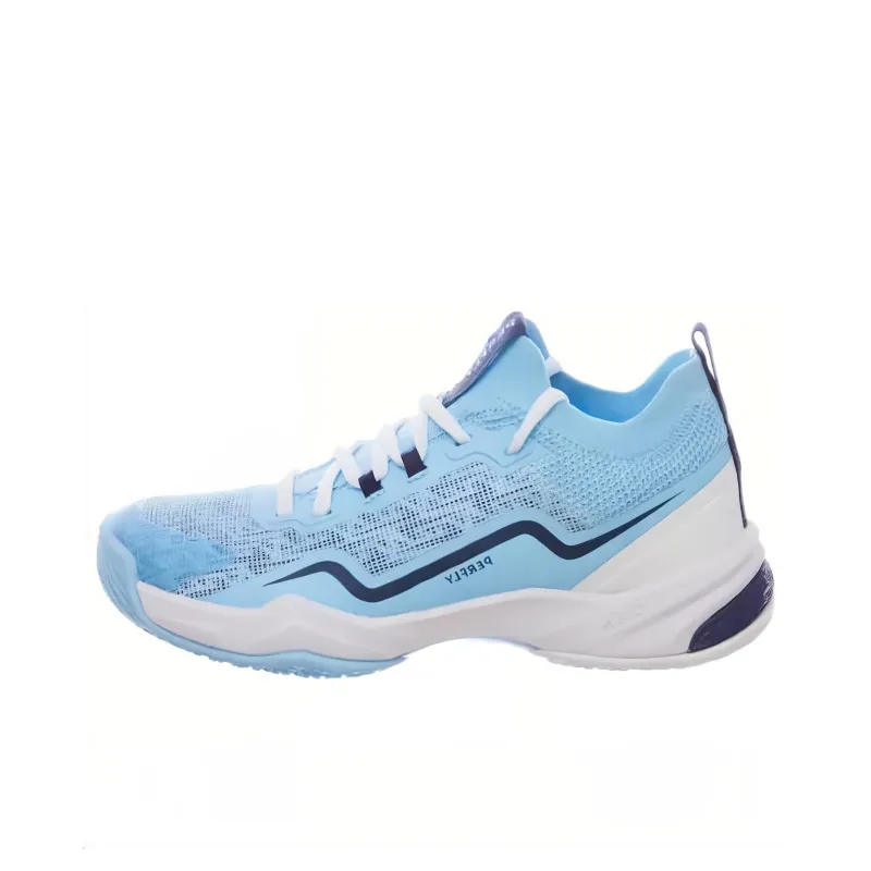 DECATHLON Cushioning Wear Resistant Low Top Badminton Shoes Unisex Nile Blue-0
