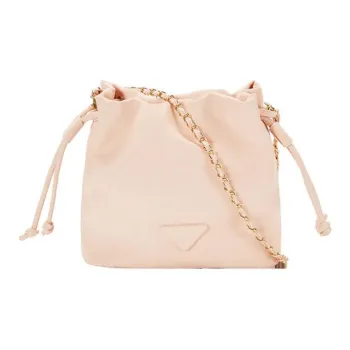 Juju Jimmy PU Bucket Bag Shoulder Bag Crossbody Bag Women's Pink/Rose White/Black