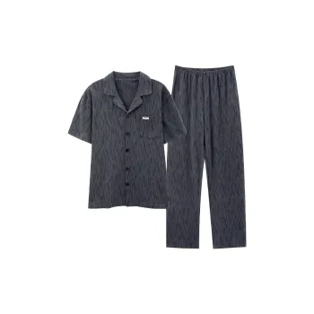 Follow The United States Pajama Set Men's Dark Gray
