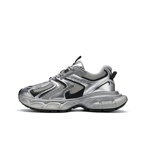 MXGM Anti Slip And Wear Resistant Height Increasing Low Top Chunky Sneakers Women's