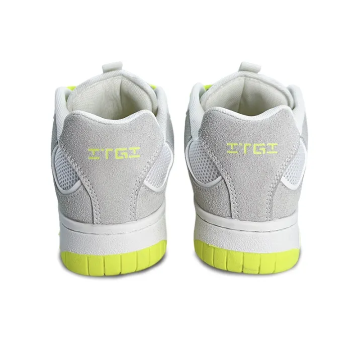 ITGI Low Top Skateboard Shoes Unisex Gray Green-4