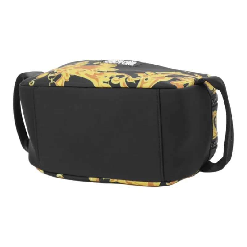 VERSACE JEANS COUTURE Polyester Storage Bag, Makeup Bag, Toiletry Bag Men's Black & Gold-4