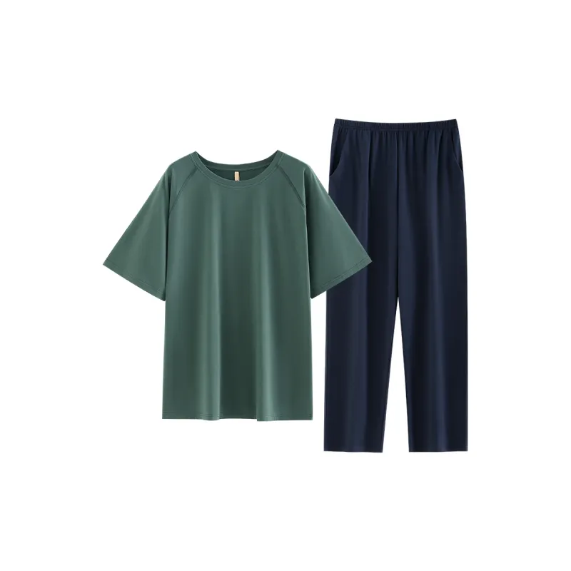 JIALEFEN Men Pajama Sets-10