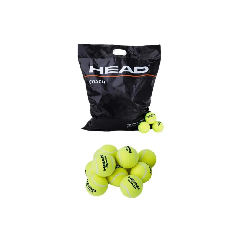 HEAD TRAINER Tennis Balls Nylon, Wool, Cotton Training Ball Indoor And Outdoor Green-0