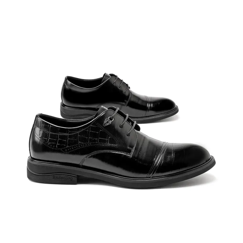 Spider King Dress Shoes Men's Black-2