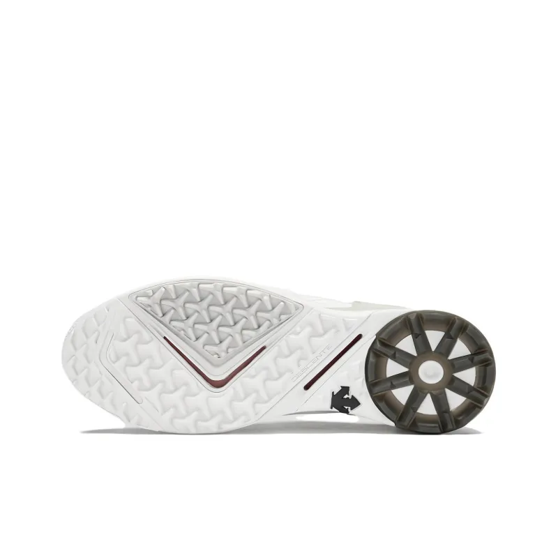 DESCENTE GOLF Series Boa Cushioning Low Top Golf Shoes Men's White-3
