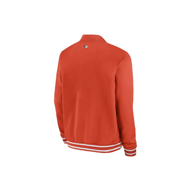 Nike x MLB Full-Zip Bomber Jacket Jackets Coats Men's Orange-1