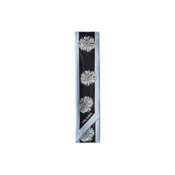 PRADA Silk Scarves Unisex Multicolor