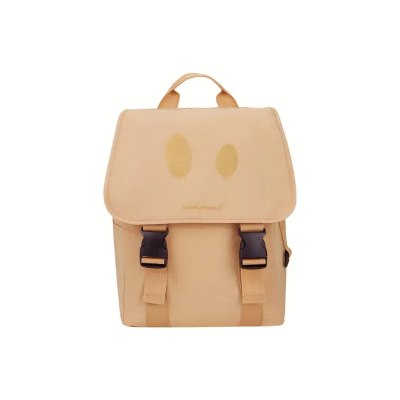 DANGEROUSPEOPLE Backpack Polyester Regular Unisex Black/Khaki-4