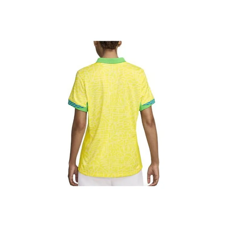 Nike Brazil 2024 Stadium Home Women's Nike Dri FIT Soccer Replica Jersey-1