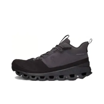 On Cloud Hi Cushioning Anti Slip And Wear Resistant Low Top Running Shoes Men's Black