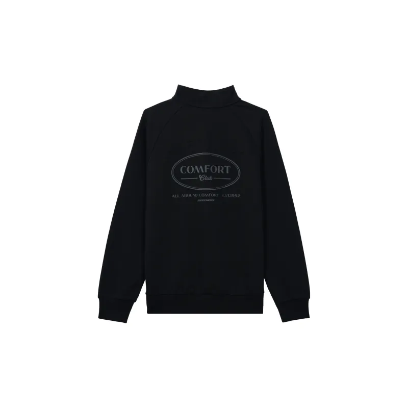Skechers Colorful Sweatshirts Men Carbon Black-1
