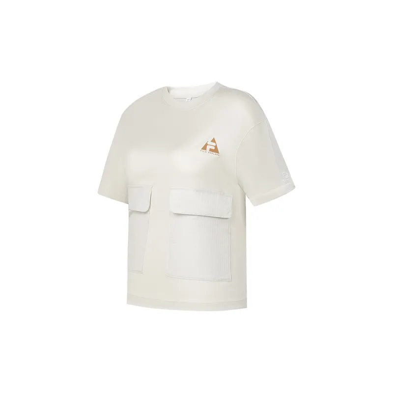 FILA T Shirts Women's Camel-1