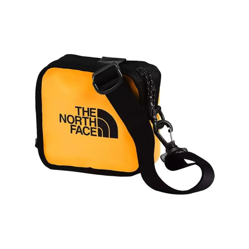 THE NORTH FACE Nylon Shoulder Bag, Crossbody Bag Regular Men's Yellow-1