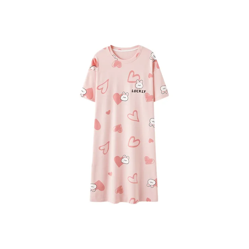 Top Melon Nightgown Women's Pink-0