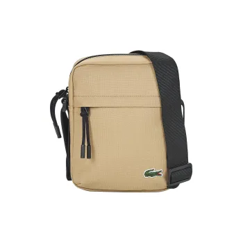 LACOSTE Fabric Shoulder Bag Crossbody Bag Regular Men's Khaki