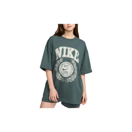 Nike Sportswear Essentials Series T-Shirts Women's Vintage Green