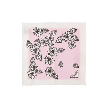 PRADA Floral-print Twill Scarf