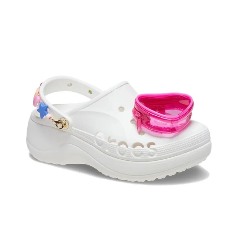 Crocs Baya Midsummer Platform Clogs 'White Pink' Women's-2