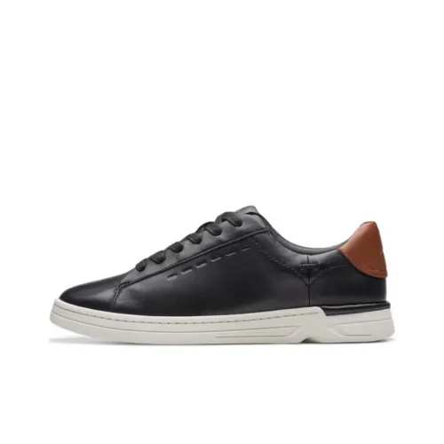 Clarks Low-Top Skateboard Shoes Women's Black