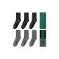 Black, Black, Black, Dark Gray, Dark Gray, Dark Gray