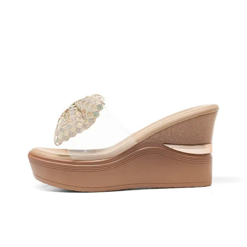 HLA Slide Slippers Women's Champagne