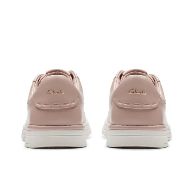 Clarks Low Top Skateboard Shoes Women's Pink-4