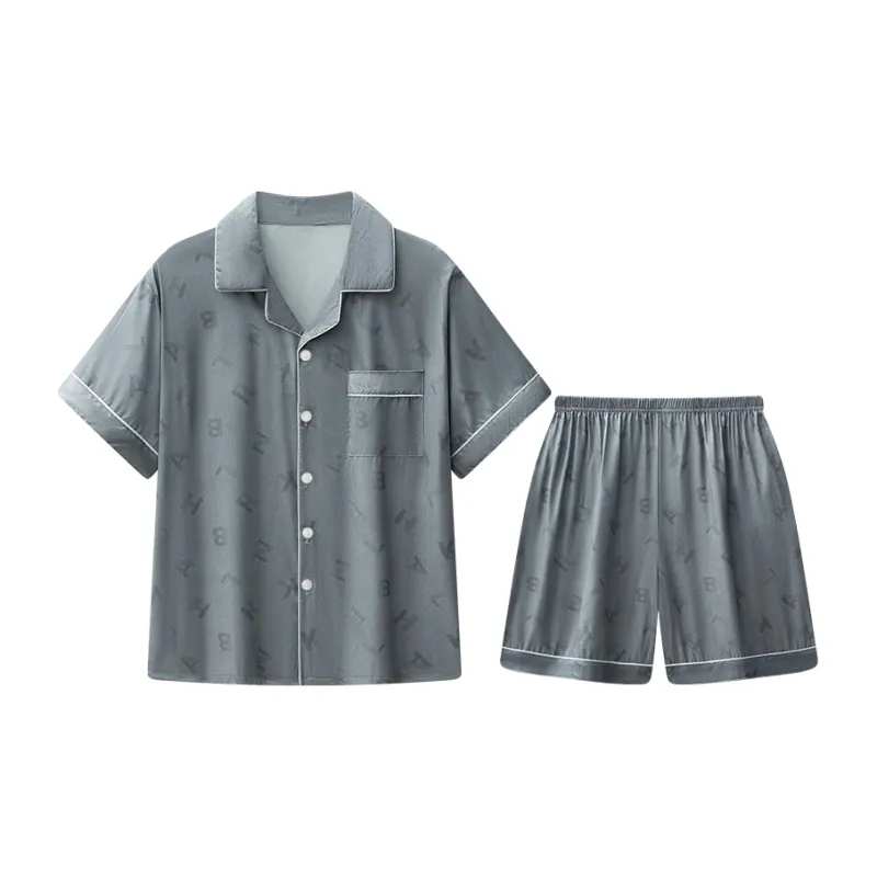 Lan Miao Pajama Set Men's Premium Black-17