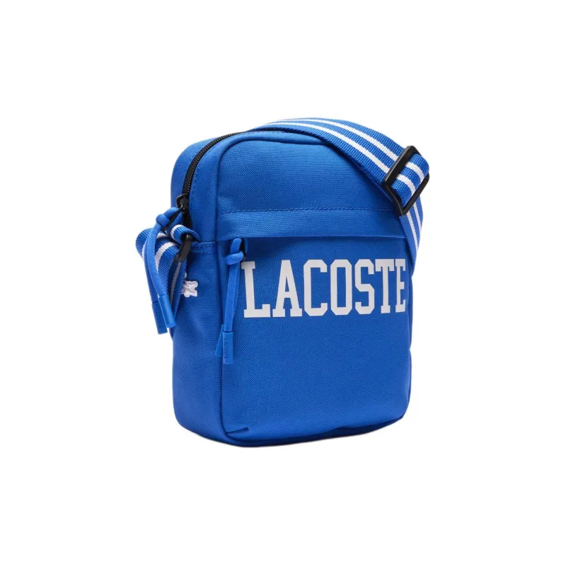 LACOSTE Recycled Polyester Camera Bag Shoulder Bag Crossbody Bag Regular Men's Blue-1