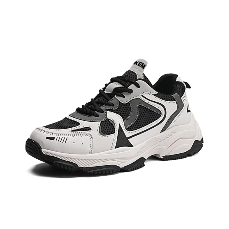 JKEM Wear-resistant Lightweight Breathable And Non-slip. Low-Top Chunky Sneakers Men's-9