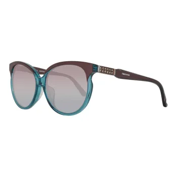 Swarovski Oval Sunglasses Women's Red