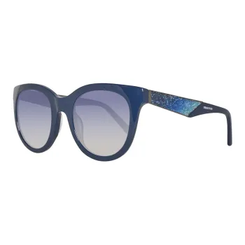 Swarovski Acetate Oval Sunglasses Women's Blue