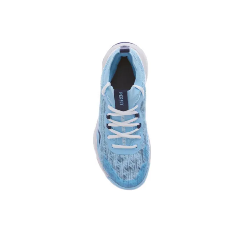 DECATHLON Cushioning Wear Resistant Low Top Badminton Shoes Unisex Nile Blue-4