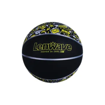LENWAVE Rubber Basketball Size 5 Ball Training Kids'