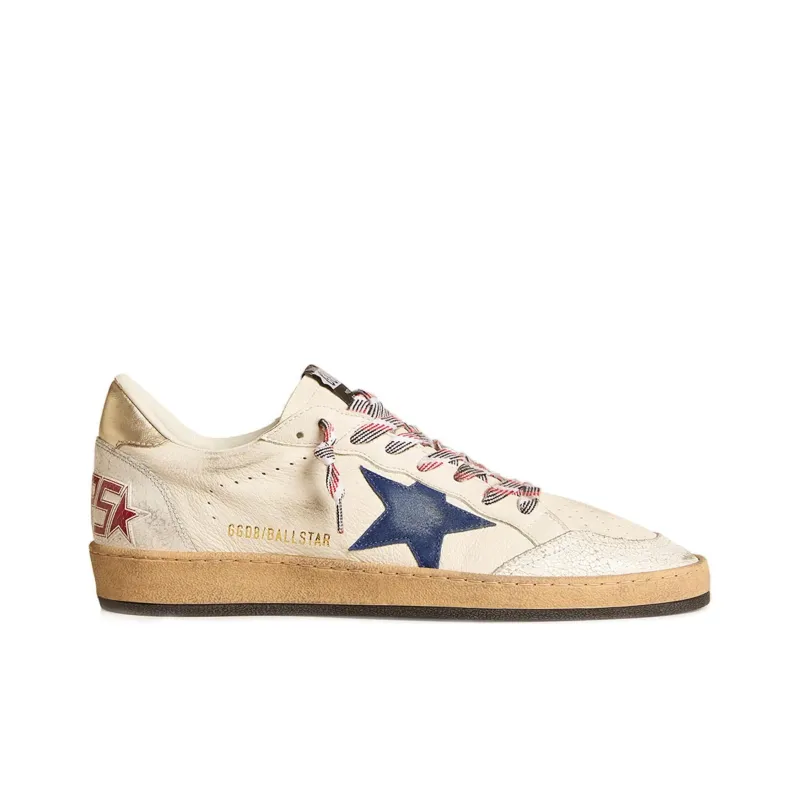 Golden Goose Ball-Star Leather Sneakers-1
