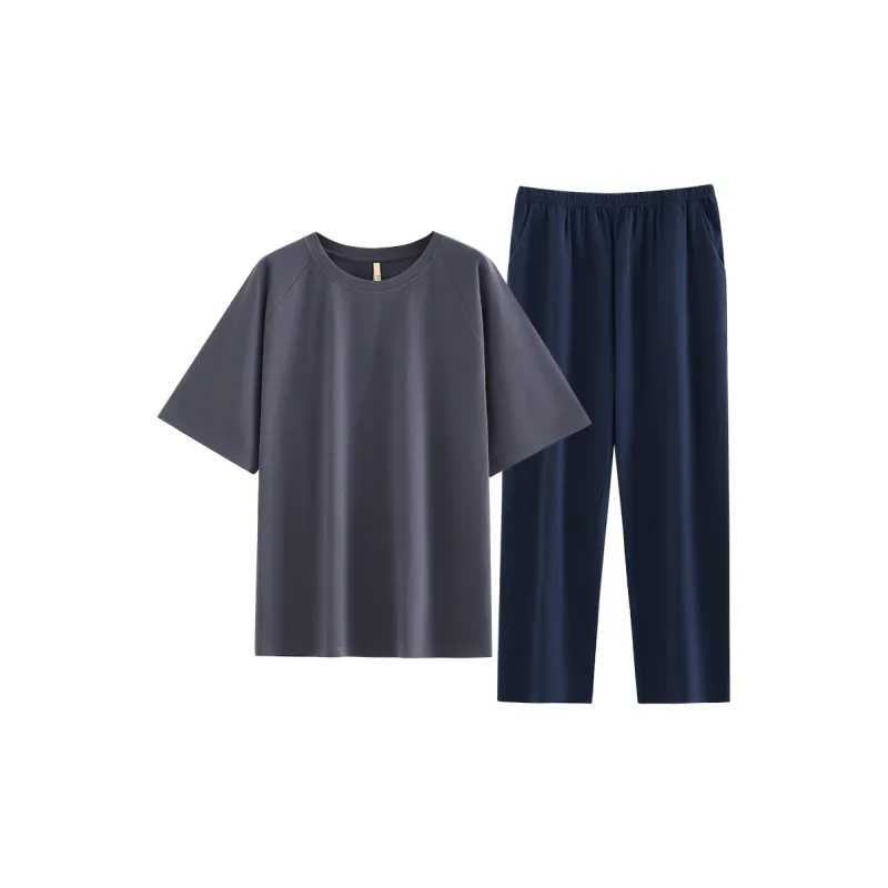 JIALEFEN Men Pajama Sets-8