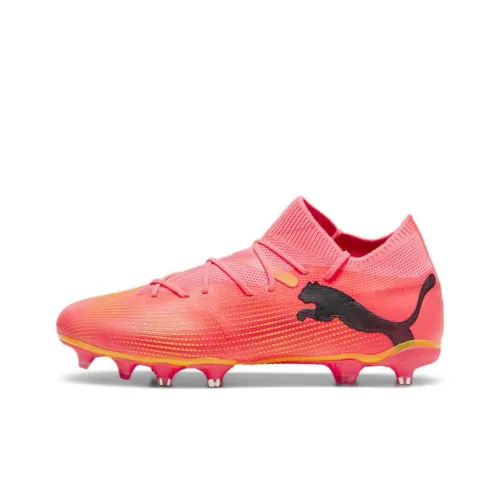 PUMA Future 7 Match Cushioning Wear Resistant Soccer Shoes Men's Red