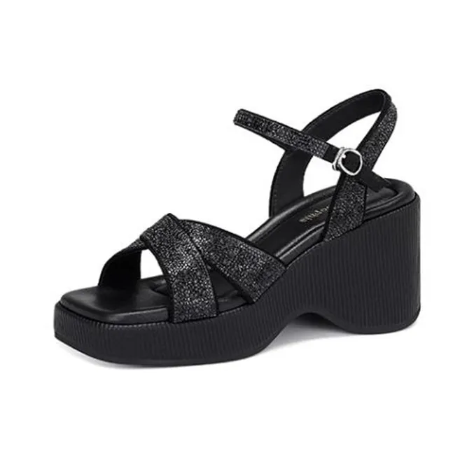 JESSICA SOPHIA Strap Sandals 8cm Women's-0