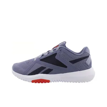 Reebok Flexagon Cushioned Wear Resistant Breathable Low Top Running Shoes Women's Gray Blue