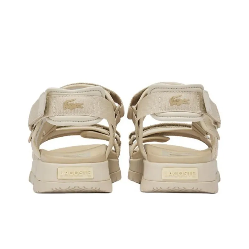 LACOSTE Beach Sandals Men's Beige-3