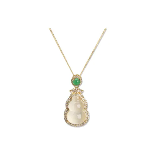 Bubble Scallops Chalcedony Pendants Women's