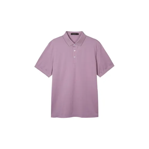 YOUNGOR Polo Shirts Men Dark Pink