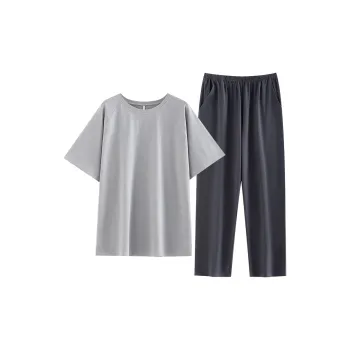 JIALEFEN Men Pajama Sets