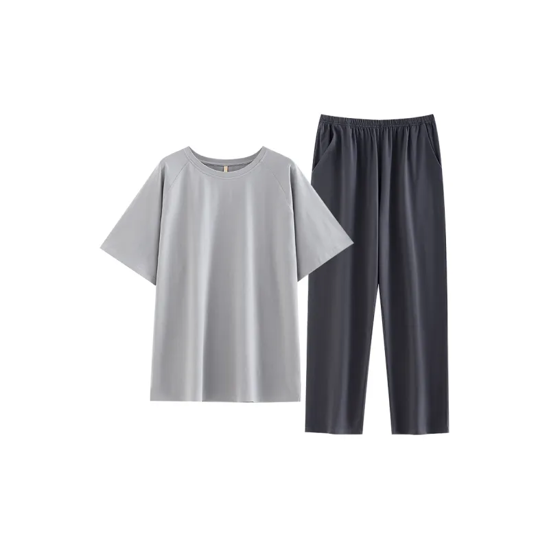 JIALEFEN Men Pajama Sets-0