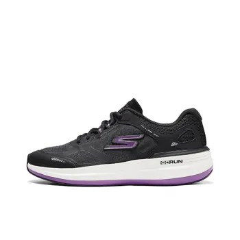 Skechers GOrun Pulse 2 Cushioning Breathable Low Top Casual Running Shoes Women's Black Purple