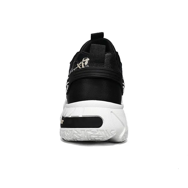 WARRIOR Chunky Sneakers Men Low Top White Black Blue/White Black Purple/White Black-20