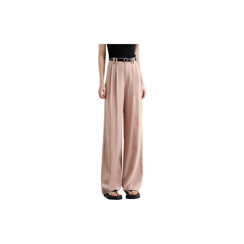 SENTUBILA Casual Pants Women's Soft Pink-1