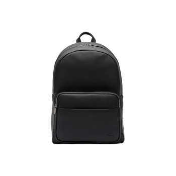 LACOSTE Polyurethane Backpack Regular Men's Black