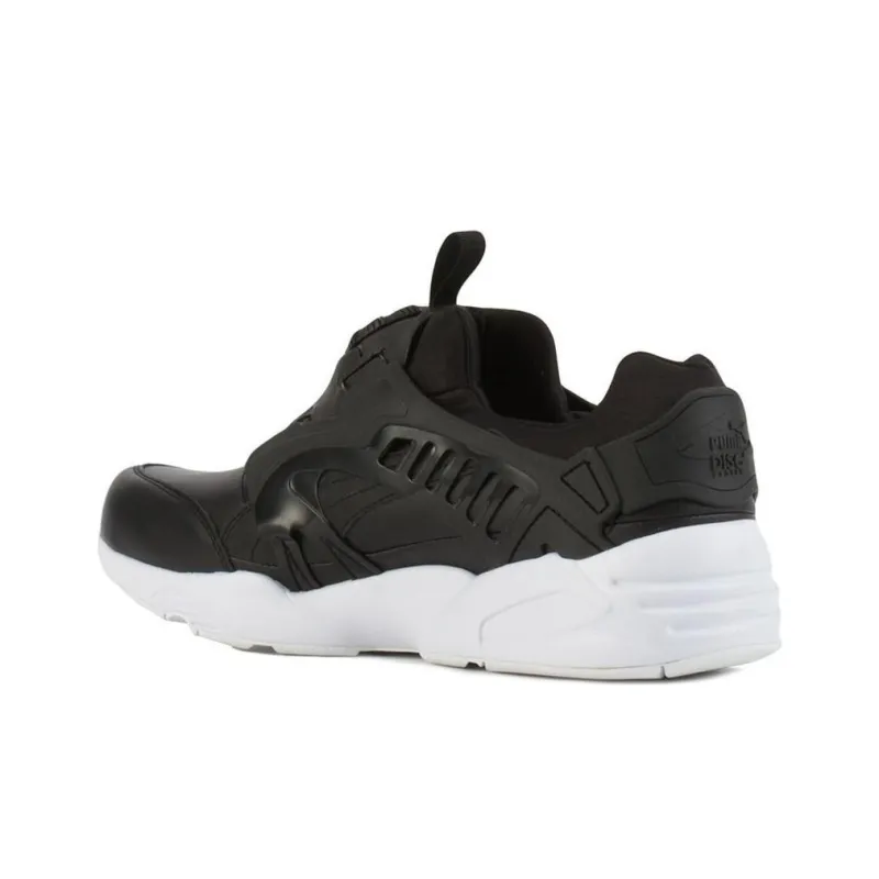 PUMA Disc Blaze Leather Running Shoes Black/White-2