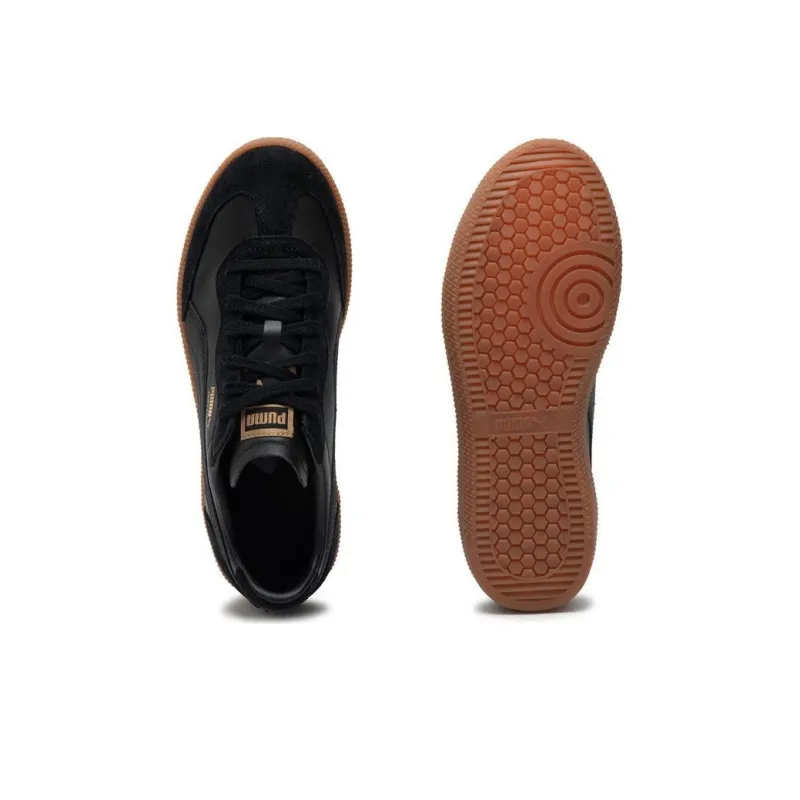 PUMA Liga OG Slip Resistant Low Top Skateboard Shoes Unisex Black-4